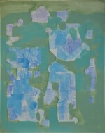 Untitled (Green, Blue, White)