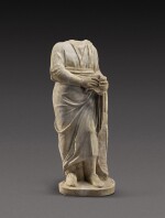 A Roman Marble Figure of a Philosopher or Man of Letters, circa 2nd Century A.D.