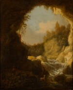 ATTRIBUTED TO KATHERINA VAN KNIBBERGEN | A grotto with a mountain stream