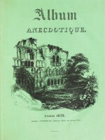 Album anecdotique, 1832. Journal de Rouen, 1825 relié par Simier pour la duchesse de Berry.