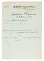 BONAPARTE FAMILY | a collection of 5 letters and other items, 1804-1823