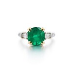 Bague émeraude et diamants | Emerald and diamond ring