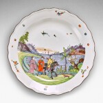 A Meissen 'Earl of Jersey service'-type dish, Circa 1740