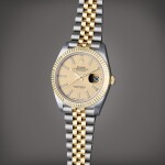 Reference 126333 Datejust | A yellow gold and stainless steel automatic wristwatch with date and bracelet, Circa 2017