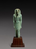 An Egyptian Faience Figure of Thoth, 26th/30th Dynasty, 664-380 B.C.