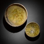 Byzantine, 12th/ 13th century | Two bowls with geometric decoration 