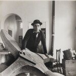 Beuys at Büderich Memorial, Kleve 1959