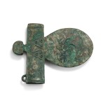 An archaic bronze axe Western Zhou dynasty | 西周 圓刃管銎青銅鉞