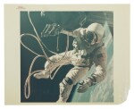 [GEMINI 4] FIRST AMERICAN SPACEWALK. VINTAGE NASA "RED NUMBER" PHOTOGRAPH, 3 JUNE 1965.