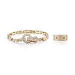 ‘Agrafe’ Diamond Bracelet; and ‘Maillon Panthère’ Diamond Ring | 卡地亞 | ‘Agrafe’ 鑽石手鏈 及 ‘Maillon Panthère’ 鑽石戒指