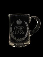 An engraved tankard celebrating the Royal visit of George VI and Queen Elizabeth to Canada, 1939