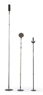 Three ceremonial spears and scabbards, Japan, Edo period | Trois lances de cérémonie et fourreaux, Japon, époque Edo