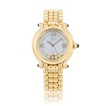 Chopard | Montre de dame or et diamants, "Happy diamonds" | Lady's gold and diamond bracelet watch, 'Happy Diamonds'