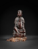 A rare chenxiangmu Guanyin 17th-18th century | 十七至十八世紀 沉香木雕觀音坐像