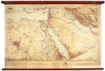 Arabia and Africa, composite wall map in five parts, c.1934