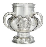 Of New Jersey Interest: A Large American Silver Three-Handled Presentation Cup, Tiffany & Co., New York, 1890-91