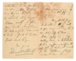 GENERAL ALLENBY | autograph letter signed, on Palestine, 1917
