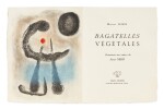 Bagatelles végétales, Paris, 1956. Ex. sur auvergne avec les 6 eaux-fortes en couleurs de Miró
