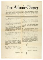 Churchill and Roosevelt | The Atlantic Charter, [1943], poster