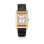 JAEGER-LECOULTRE | REVERSO, REFERENCE 215.2.S9, A PINK GOLD DUAL TIME ZONE REVERSIBLE WRISTWATCH WITH 24 HOURS INDICATION, CIRCA 2017