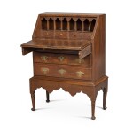 Very Rare Queen Anne Child's Maple Desk-on-Frame, Rhode Island or Eastern Connecticut, Circa 1750