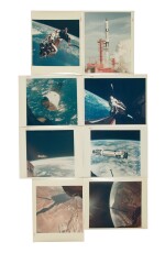 [Gemini] — A Retrospective of the Gemini Program. Set of eight vintage NASA "red number" color photographs