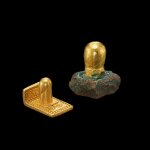 Two gold lingams Khmer, 7th-12th century | 高棉 七至十二世紀 金林伽一組兩件