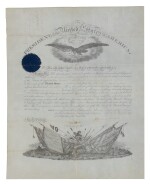 Lincoln, Abraham. A document signed as 16th President, being a military commission for Abner R. Benedict