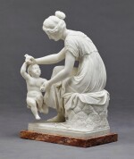 Woman Playing with a Child