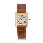 Tank Louis Cartier, Ref. 2441 Yellow Gold Wristwatch With Date Circa 2005