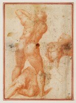 AFTER MICHELANGELO |  Figure studies from The Conversion of St. Paul, after Michelangelo 