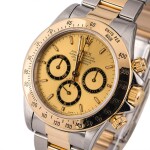 ROLEX | Daytona, Ref. 16523, A Stainless Steel and Yellow Gold Chronograph Wristwatch with Bracelet, Circa 1995  