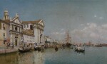 View of the Zattere in Venice 