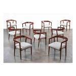 Set of Nine Dining Chairs