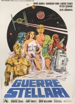 Star Wars / Guerre Stellari (1977), poster, Italian