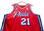 Joel Embiid Philadelphia 76ers 2022-2023 NBA Game Worn Home Jersey | Matched to 2 Games