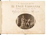 W.A. Mozart. First edition of the full score of "Don Giovanni", 2 volumes, Leipzig: Breitkopf & Härtel, [1801]