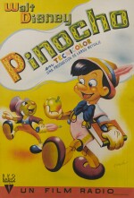 PINOCCHIO (1940) POSTER, SPANISH