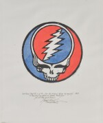 Bob Thomas | Steal Your Face logo, printed by Thomas and given to Ram Rod