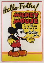 Mickey Mouse poster, early 1930s, US