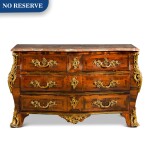 A Louis XV gilt-bronze mounted kingwood and rosewood parquetry commode, circa 1730/40