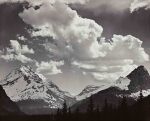 'Mt. Jackson & Mt. Fusilade [sic] - Glacier National Park, Montana' (Noon Clouds)