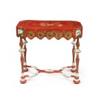 An Italian Baroque polychrome-painted centre table, Piedmont