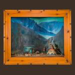 "Camp in the Mission Mountains" Diorama