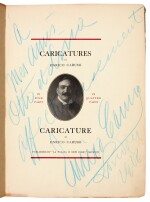 E. Caruso. Caricatures by Enrico Caruso, signed and inscribed by Caruso on the title page, New York, 1908