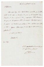 Joseph Bonaparte | Autograph letter signed, to Empress Josephine, on the Battle of Austerlitz, 1805