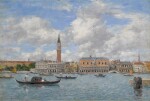 Venise, Il Campanile, Le Palais Ducal et La Piazzeta vue prise de San Giorgio
