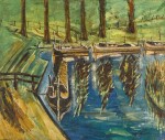 DAVID BOMBERG | BARGES ON THE CANAL