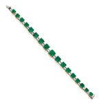 Cartier [卡地亞] | Emerald and Diamond Bracelet [祖母綠配鑽石手鏈]