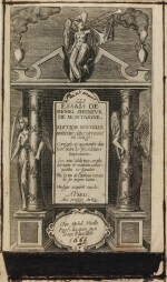 Paris, 1608. In-8. Rel. de l'époque. Éd. établie à partir de celle de 1600, la 1ère avec le portrait.